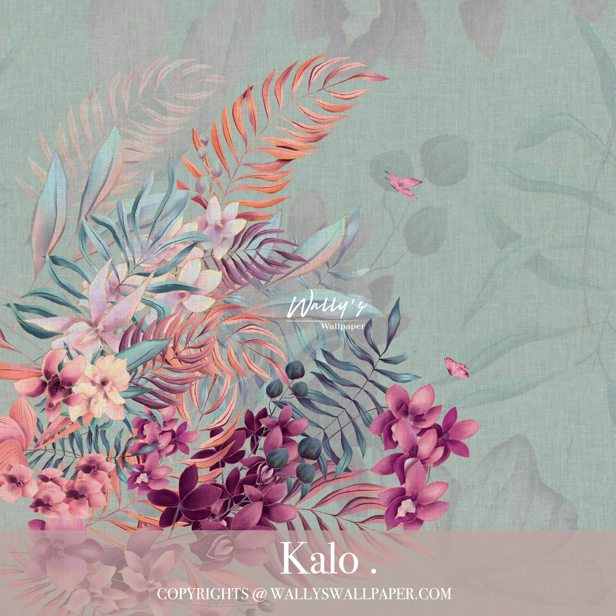 Kalo Tropical Wally's Wallpaper