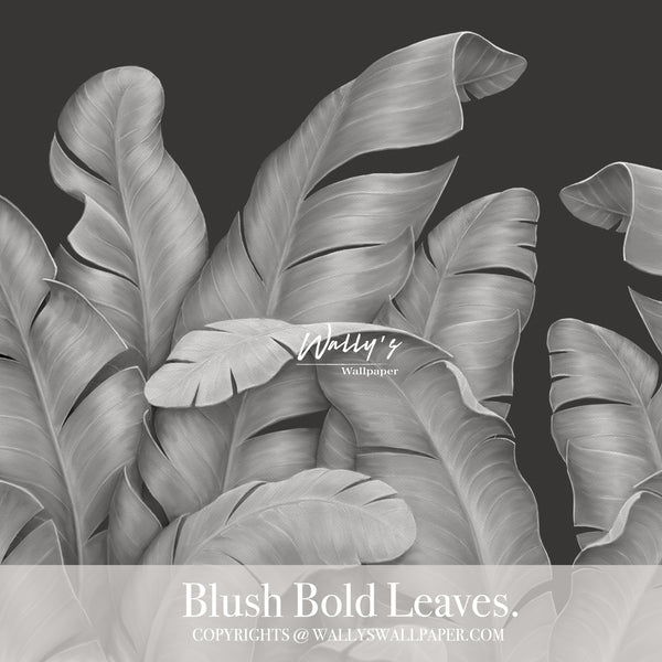 Blush Bold Leaves