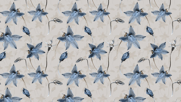 Dried Blue Flora
