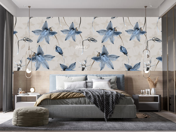 Dried Blue Flora