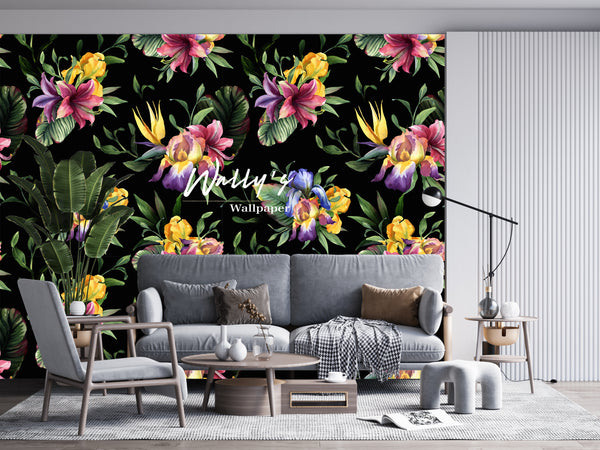 LILIES IN BLACK