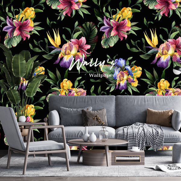LILIES IN BLACK
