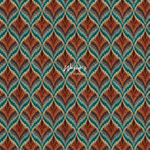 Mid Century Rug Pattern