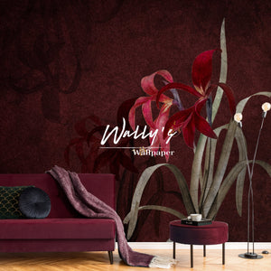 floral collection wall murals by wally's wallpaper online store in egypt