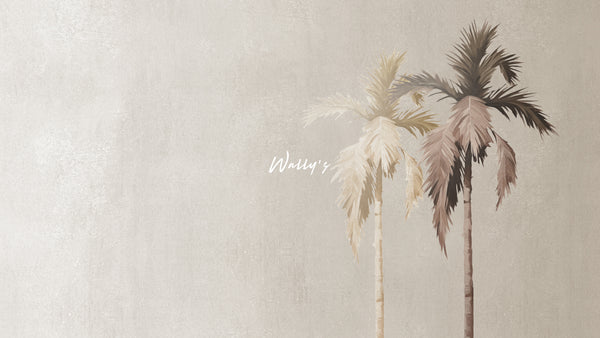 Discover the Equivalent wallpaper – a premium design featuring watercolor palm trees on a textured background in earth tones. Perfect for creating serene and stylish interiors, this wallpaper is crafted with the highest quality and is ideal for interior design in the Middle East. Elevate your home with the best wallpaper choice.