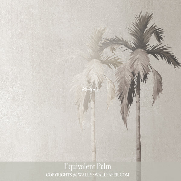 Discover the Equivalent wallpaper – a premium design featuring watercolor palm trees on a textured background in earth tones. Perfect for creating serene and stylish interiors, this wallpaper is crafted with the highest quality and is ideal for interior design in the Middle East. Elevate your home with the best wallpaper choice.