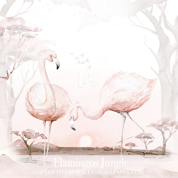 Flamingos Jungle