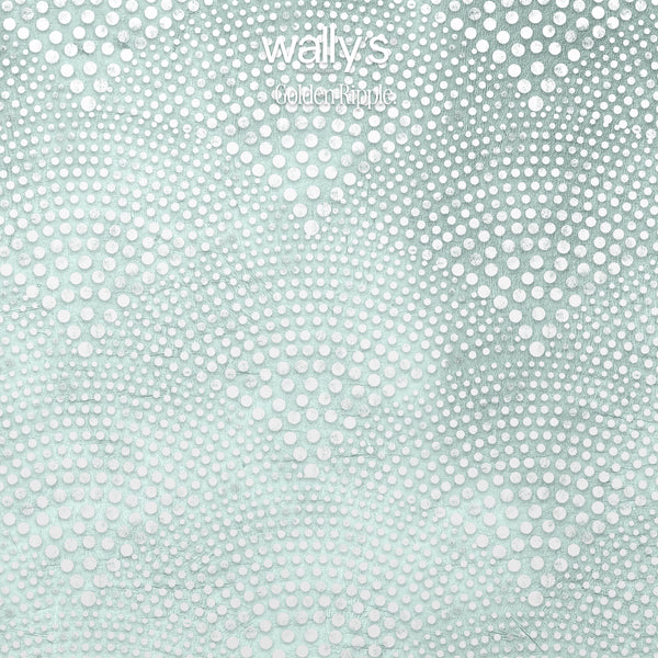 Golden Ripple gold and blue abstract wallpaper by Wally’s Egypt
