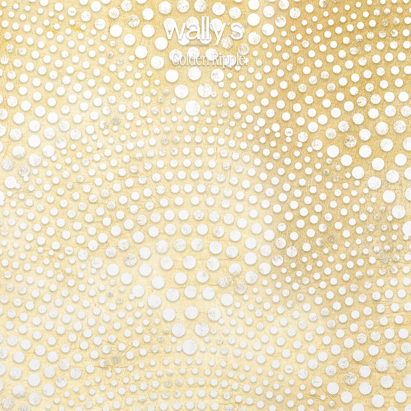 Golden Ripple blue grey dot wallpaper with textured abstract pattern