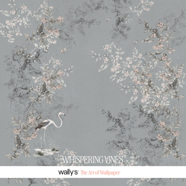 Whispering Vines Botanical Wallpaper