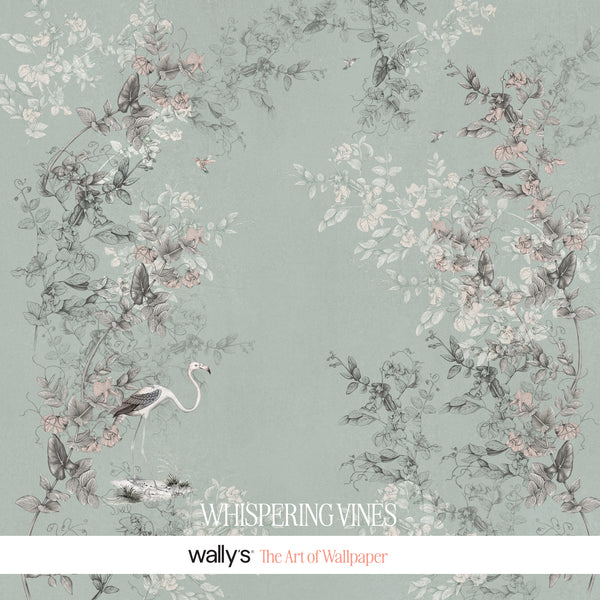 Whispering Vines Botanical Wallpaper