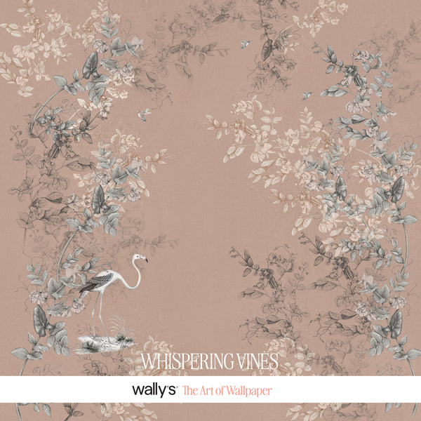 Whispering Vines Botanical Wallpaper