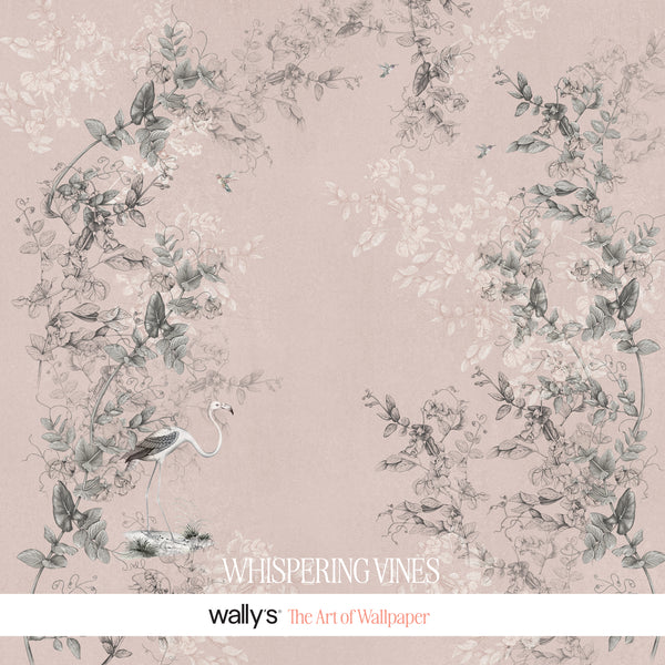 Whispering Vines Botanical Wallpaper